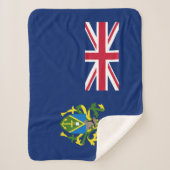 Flagge der Pitcairn-Inseln Sherpadecke (Vorderseite)