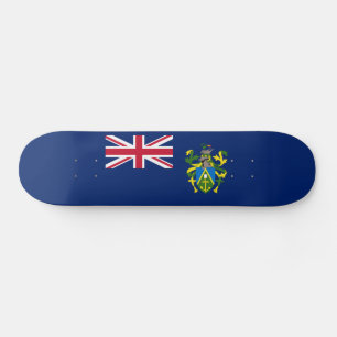 Flagge der Pitcairn-Inseln Skateboard