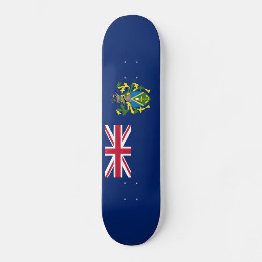 Flagge der Pitcairn-Inseln Skateboard (Vorderseite)