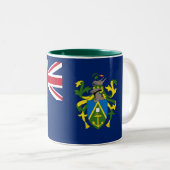 Flagge der Pitcairn-Inseln Zweifarbige Tasse (VorderseiteRechts)