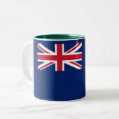 Flagge der Pitcairn-Inseln Zweifarbige Tasse (Vorderseite Links)