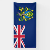 Flagge der Pitcairninseln Banner (Vertikal)