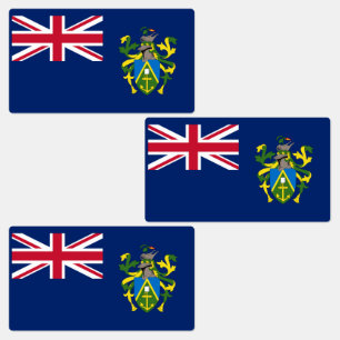 Flagge der Pitcairninseln Etiketten