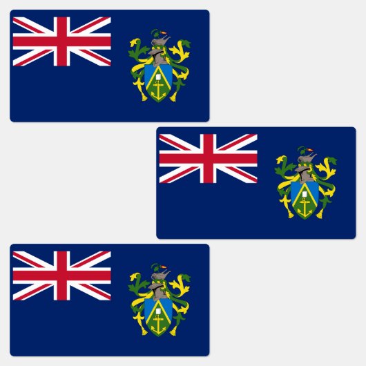 Flagge der Pitcairninseln Etiketten (Gruppe)