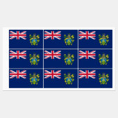 Flagge der Pitcairninseln Etiketten (Blatt)