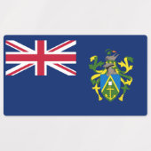 Flagge der Pitcairninseln Etiketten (Design 1)