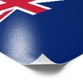 Flagge der Pitcairninseln Fotodruck (Ecke)