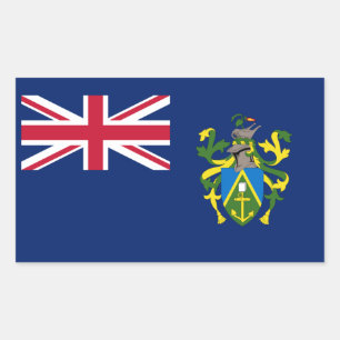 Flagge der Pitcairninseln Rechteckiger Aufkleber