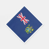 Flagge der Pitcairninseln Serviette (Ecke)