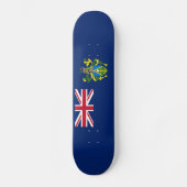 Flagge der Pitcairninseln Skateboard (Vorderseite)