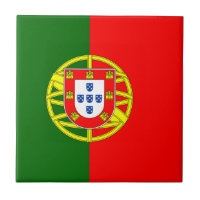 Flagge der portugiesischen Keramik Tile