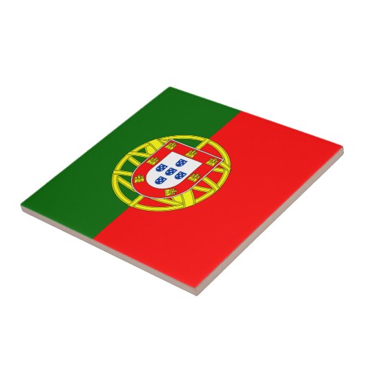 Flagge der portugiesischen Keramik Tile Fliese (Seite)