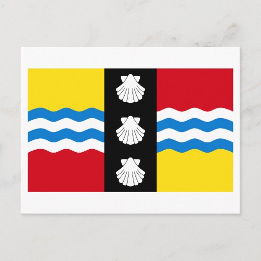 Flagge der Postkarte Bedfordshire (Vorderseite)