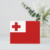 Flagge der Postkarte von Tonga (Stehend Vorderseite)