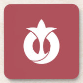 Flagge der Präfektur Aichi, Japan Getränkeuntersetzer (Vorderseite)