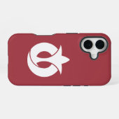 Flagge der Präfektur Aichi, Japan iPhone 16 Hülle (Rückseite (Horizontal))