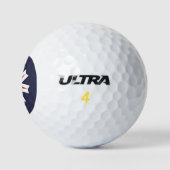 Flagge der Präfektur Hokkaido, Japan Golfball (Logo)