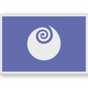 Flagge der Präfektur Ibaraki, Japan Aufkleber