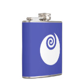 Flagge der Präfektur Ibaraki, Japan Flachmann (Rechts)