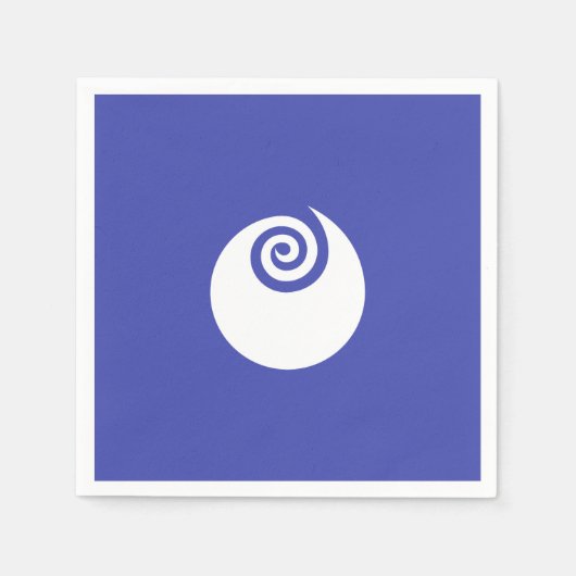 Flagge der Präfektur Ibaraki, Japan Serviette (Vorderseite)