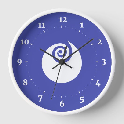 Flagge der Präfektur Ibaraki, Japan Uhr (Vorderseite)