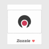 Flagge der Präfektur Kagoshima, Japan Aufkleber (Blatt)