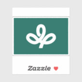 Flagge der Präfektur Miyagi, Japan Aufkleber (Blatt)