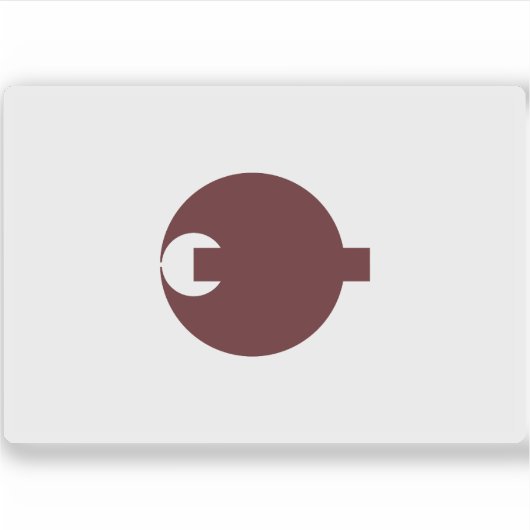 Flagge der Präfektur Nara, Japan Aufkleber (Vorderseite)