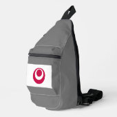 Flagge der Präfektur Okinawa, Japan Crossbody Bag (Rechte Ecke)