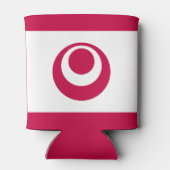 Flagge der Präfektur Okinawa, Japan Dosenkühler (Rückseite)