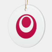 Flagge der Präfektur Okinawa, Japan Keramik Ornament (Links)