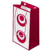 Flagge der Präfektur Okinawa, Japan Kleine Geschenktüte (Vorderseite Schrägansicht)