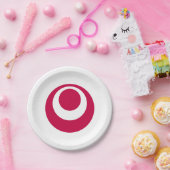 Flagge der Präfektur Okinawa, Japan Pappteller (Party)