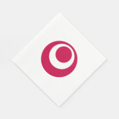 Flagge der Präfektur Okinawa, Japan Serviette (Ecke)