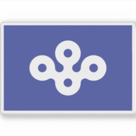 Flagge der Präfektur Osaka, Japan Aufkleber