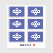 Flagge der Präfektur Osaka, Japan Aufkleber (Blatt)