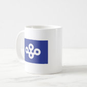 Flagge der Präfektur Osaka, Japan Kaffeetasse (Vorderseite Links)