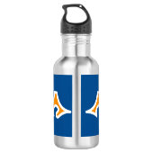 Flagge der Präfektur Shizuoka, Japan Edelstahlflasche (Rückseite)