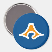 Flagge der Präfektur Shizuoka, Japan Magnet (Vorderseite/Rückseite)