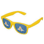 Flagge der Präfektur Shizuoka, Japan Partybrille (Schrägansicht)