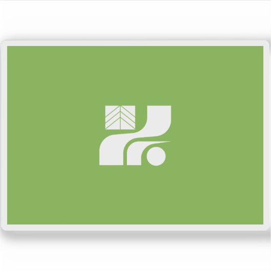 Flagge der Präfektur Tochigi, Japan Aufkleber (Vorderseite)