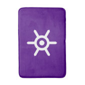 Flagge der Präfektur Tokio, Japan Bath Mat Badematte (Vorderseite Vertikal)