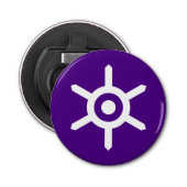 Flagge der Präfektur Tokio, Japan Flaschenöffner (Vorderseite)