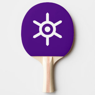 Flagge der Präfektur Tokio, Japan Ping Pong Paddle Tischtennis Schläger