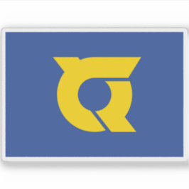 Flagge der Präfektur Tokushima, Japan Aufkleber