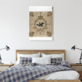 Flagge der preußischen Infanterie Leinwanddruck (Insitu (Schlafzimmer))