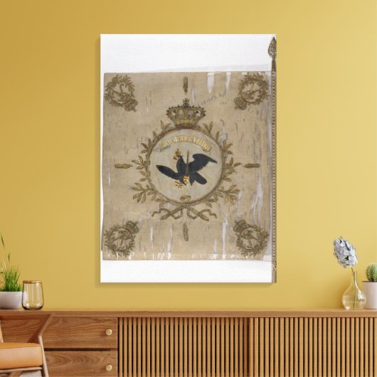 Flagge der preußischen Infanterie Leinwanddruck (Insitu (Wohnzimmer))