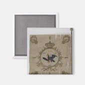 Flagge der preußischen Infanterie Magnet (Vorderseite/Rückseite)