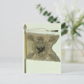 Flagge der preußischen Infanterie unter Frederick Postkarte (Stehend Vorderseite)