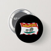 Flagge der Prinz-Edward-Insel Knopf Button (Vorne & Hinten)